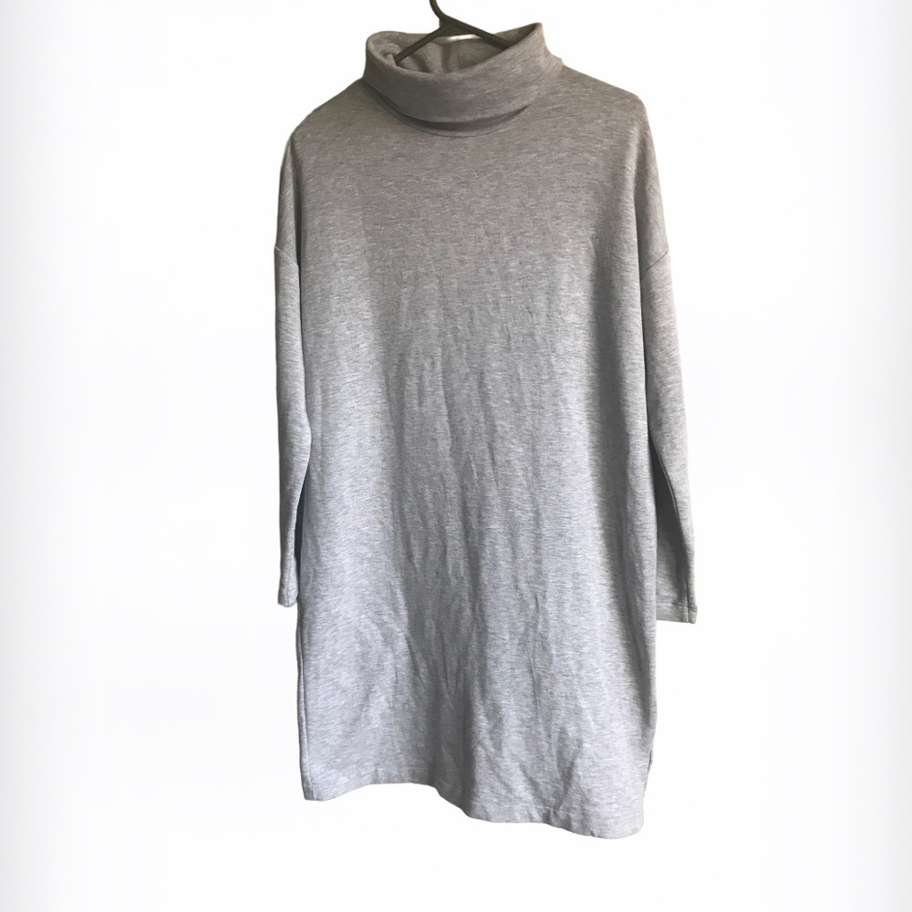 GAP Small Neutral Cowl Neck Sweater Dress